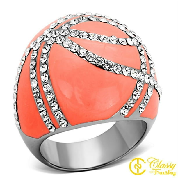 Classy Not Trashy Clear Crystal Cross Style Women's Classy Not Trashy Clear Crystal Cross Style Women's